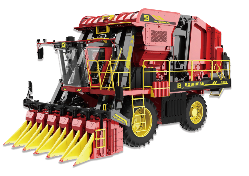 Boshiran 7936(4MZD-6C/6D) Self Propelled Cotton Picker with Baler